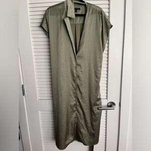 Banana republic button up dress